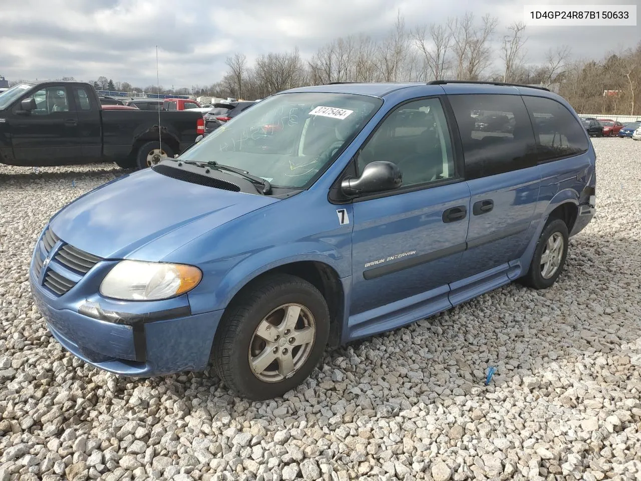 2007 Dodge Grand Caravan Se VIN: 1D4GP24R87B150633 Lot: 37475464