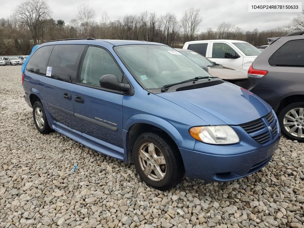 2007 Dodge Grand Caravan Se VIN: 1D4GP24R87B150633 Lot: 37475464