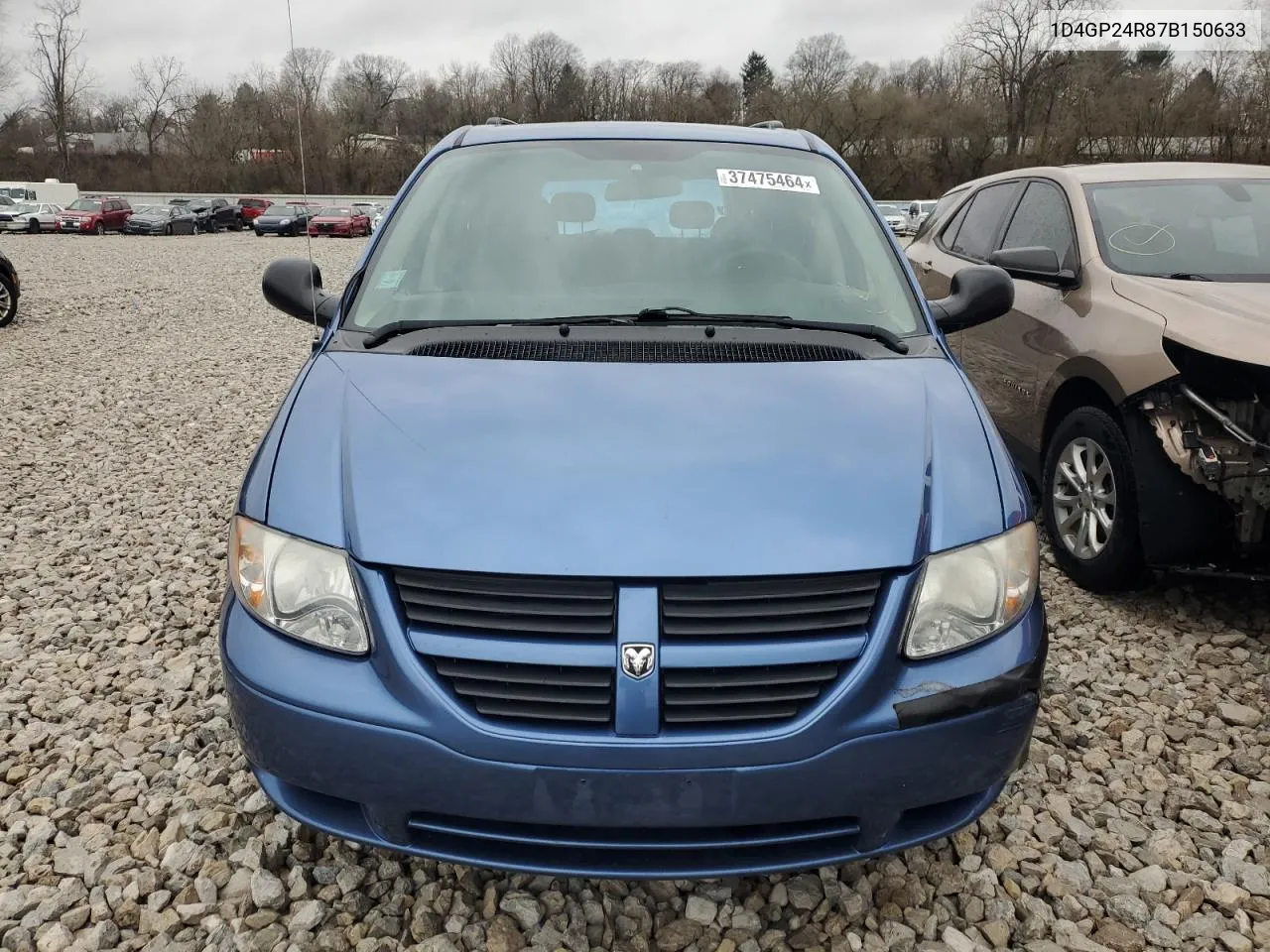 2007 Dodge Grand Caravan Se VIN: 1D4GP24R87B150633 Lot: 37475464