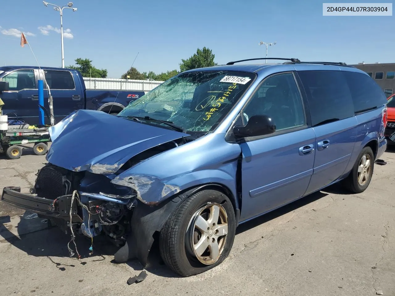 2D4GP44L07R303904 2007 Dodge Grand Caravan Sxt