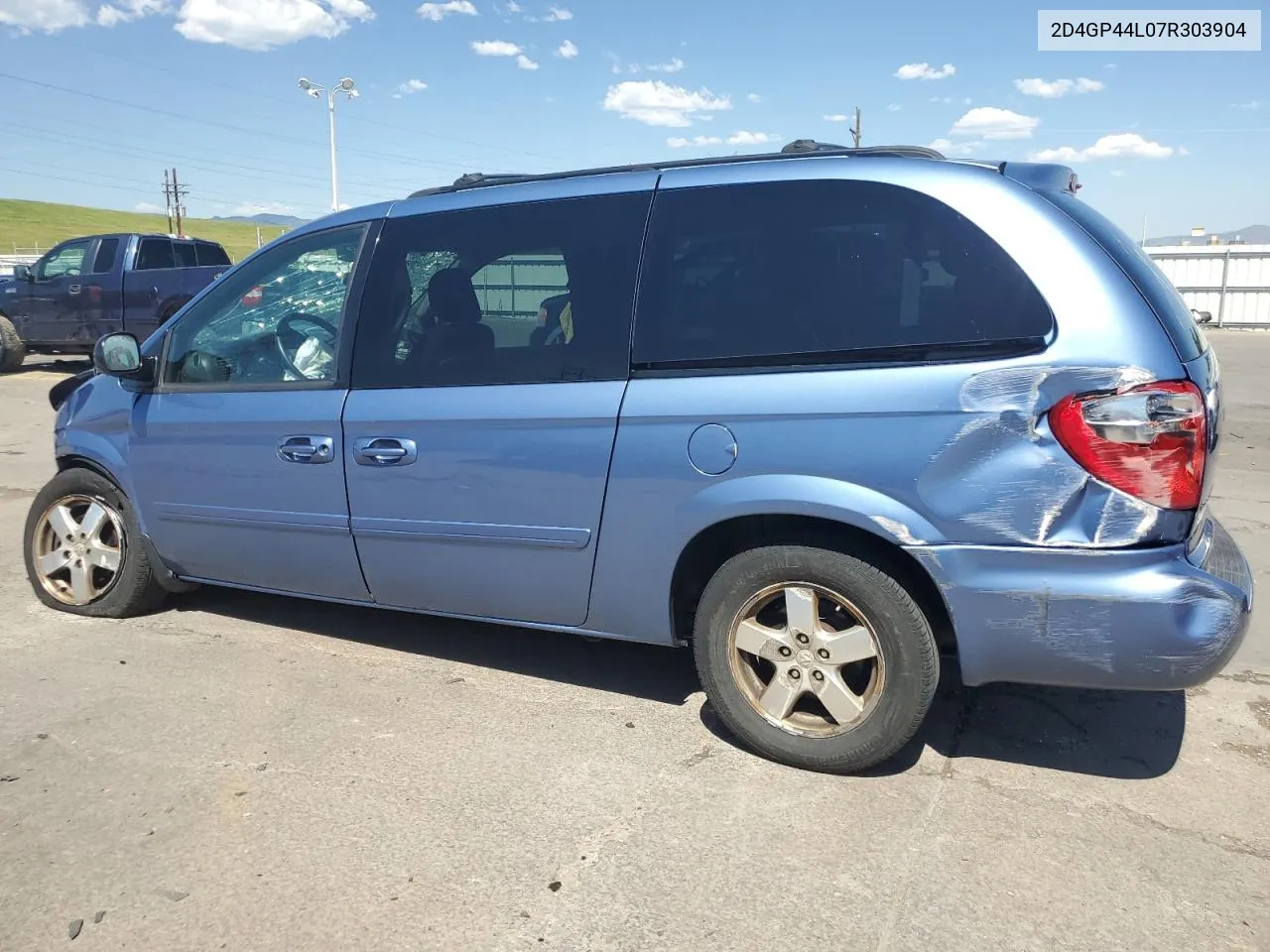 2007 Dodge Grand Caravan Sxt VIN: 2D4GP44L07R303904 Lot: 58717154