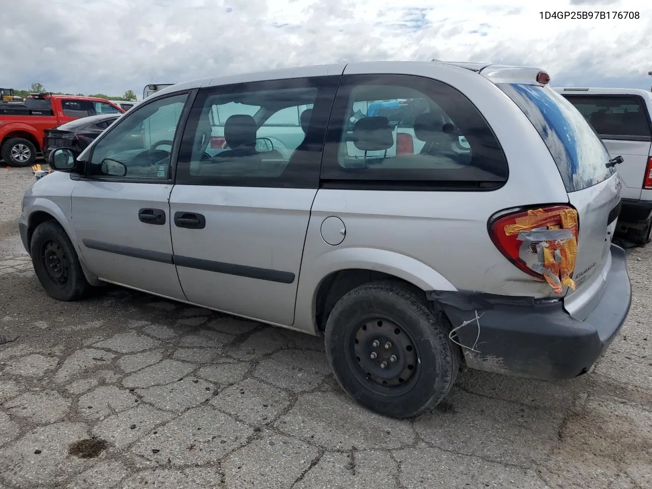 2007 Dodge Caravan Se VIN: 1D4GP25B97B176708 Lot: 62406084