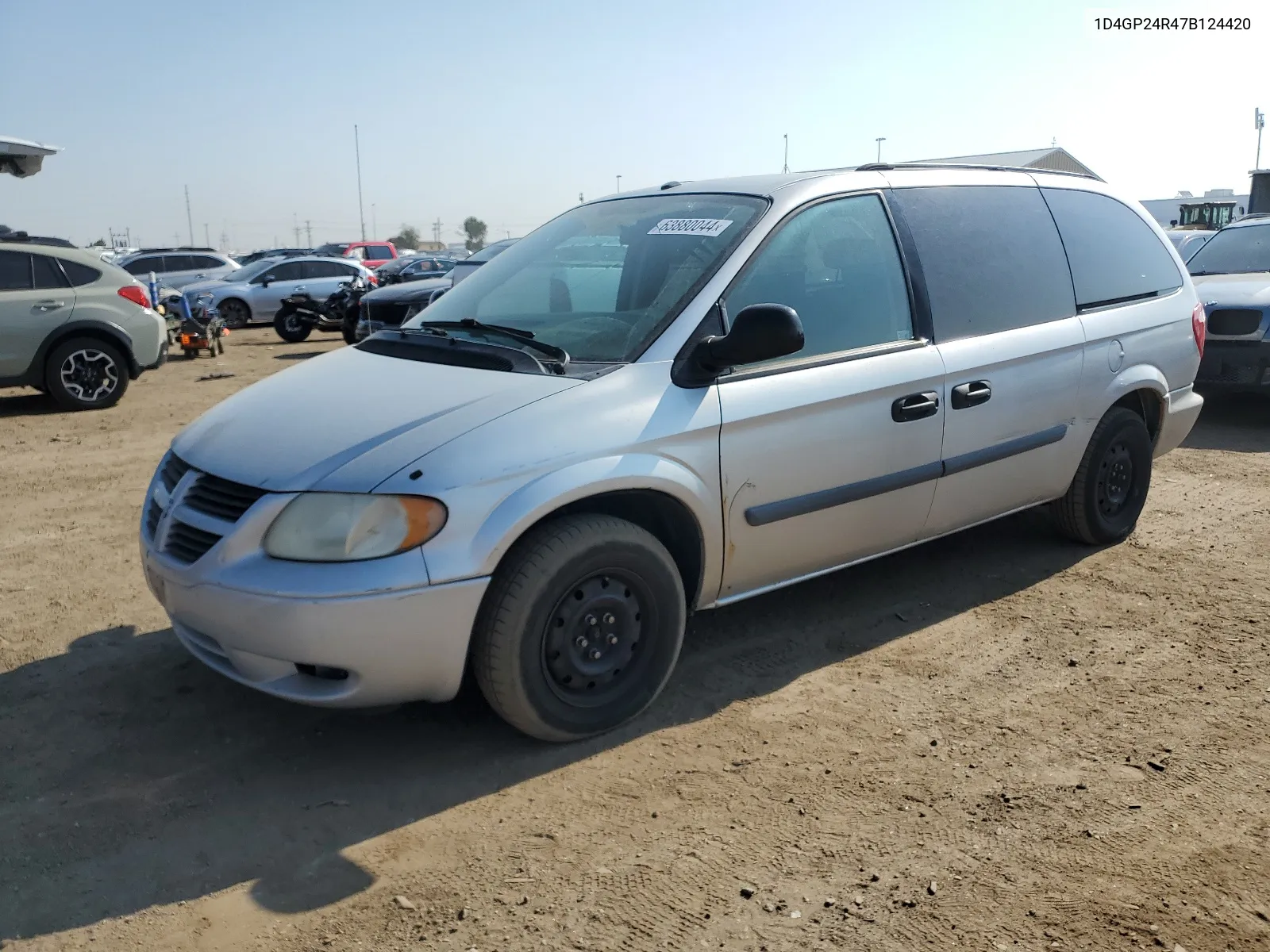 2007 Dodge Grand Caravan Se VIN: 1D4GP24R47B124420 Lot: 63880044