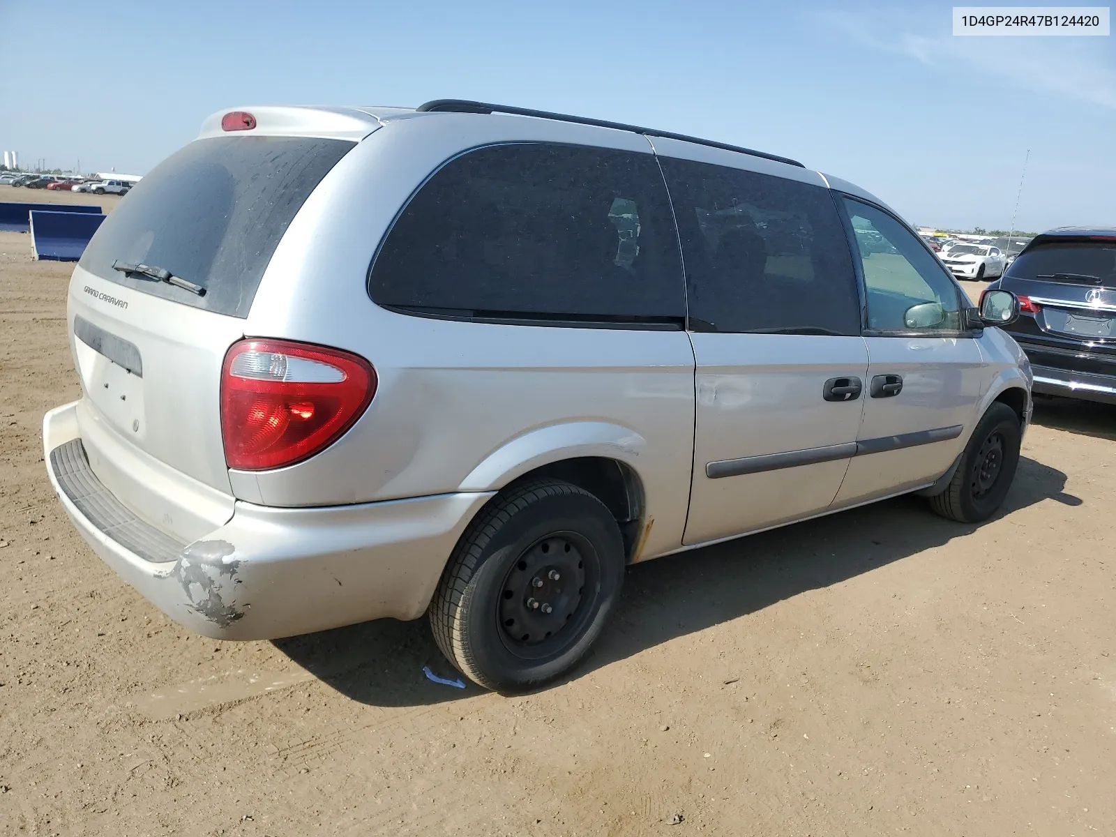 2007 Dodge Grand Caravan Se VIN: 1D4GP24R47B124420 Lot: 63880044