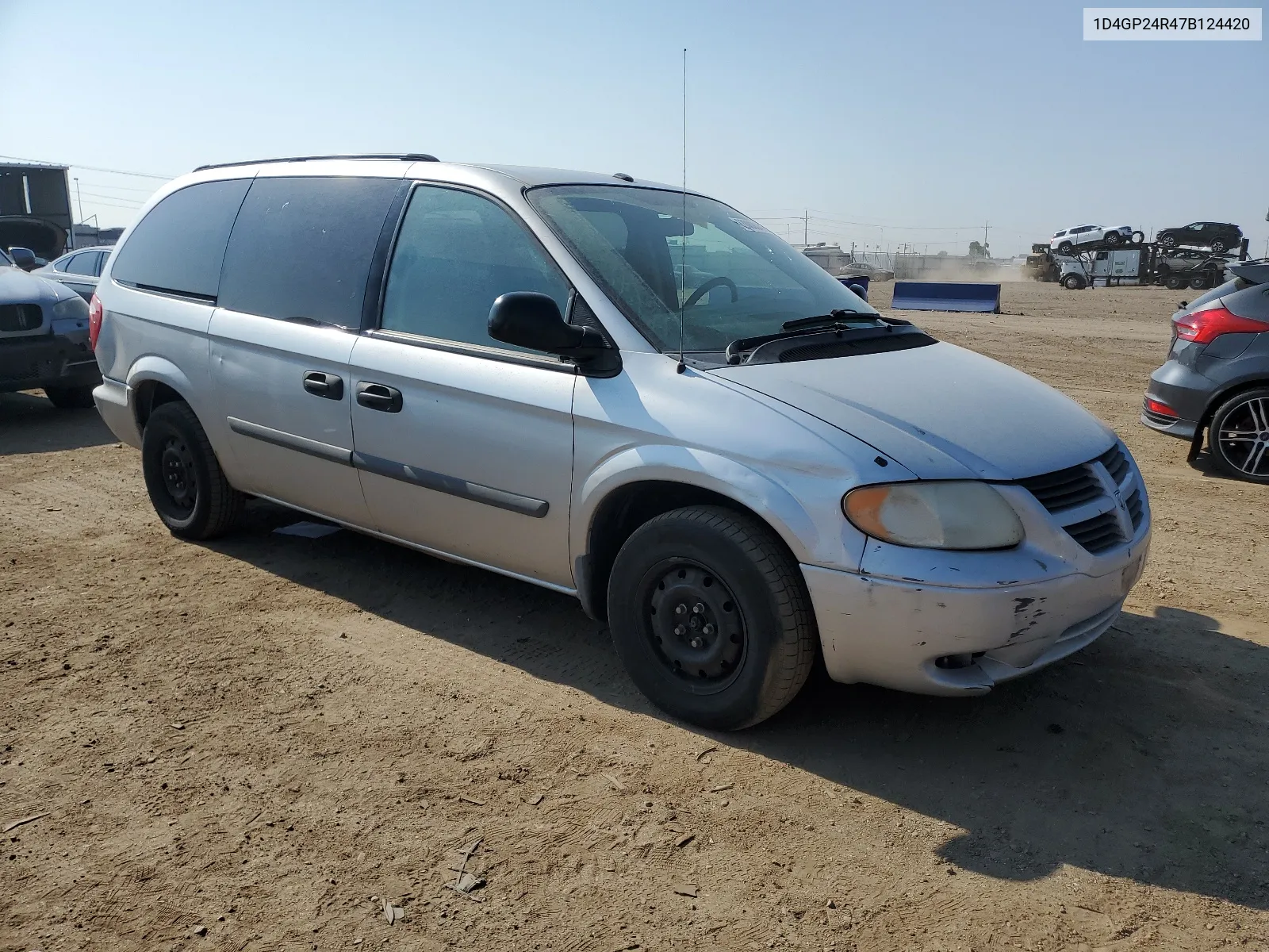 2007 Dodge Grand Caravan Se VIN: 1D4GP24R47B124420 Lot: 63880044