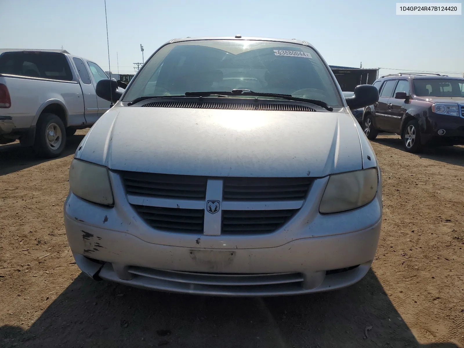 2007 Dodge Grand Caravan Se VIN: 1D4GP24R47B124420 Lot: 63880044