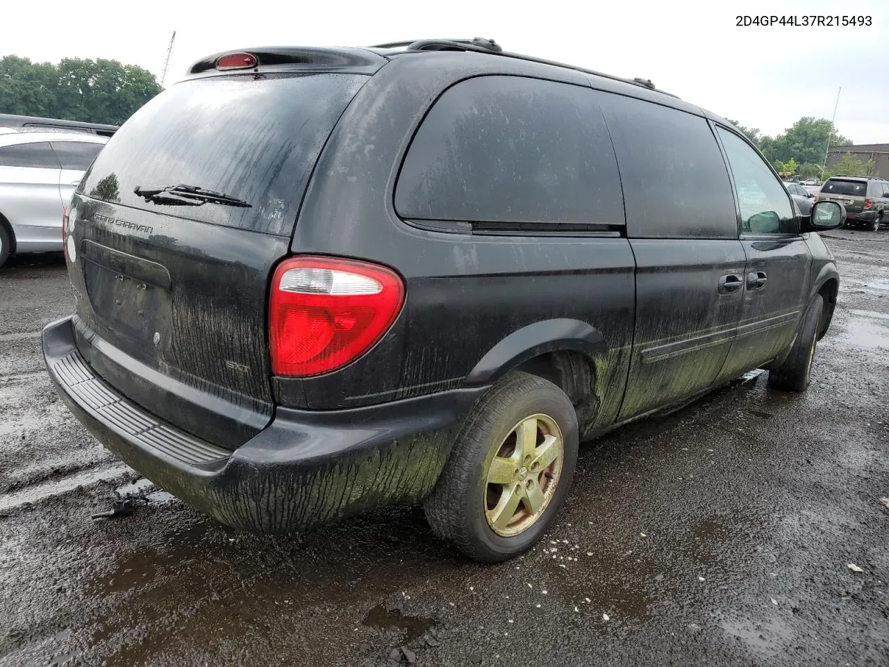 2007 Dodge Grand Caravan Sxt VIN: 2D4GP44L37R215493 Lot: 65660174