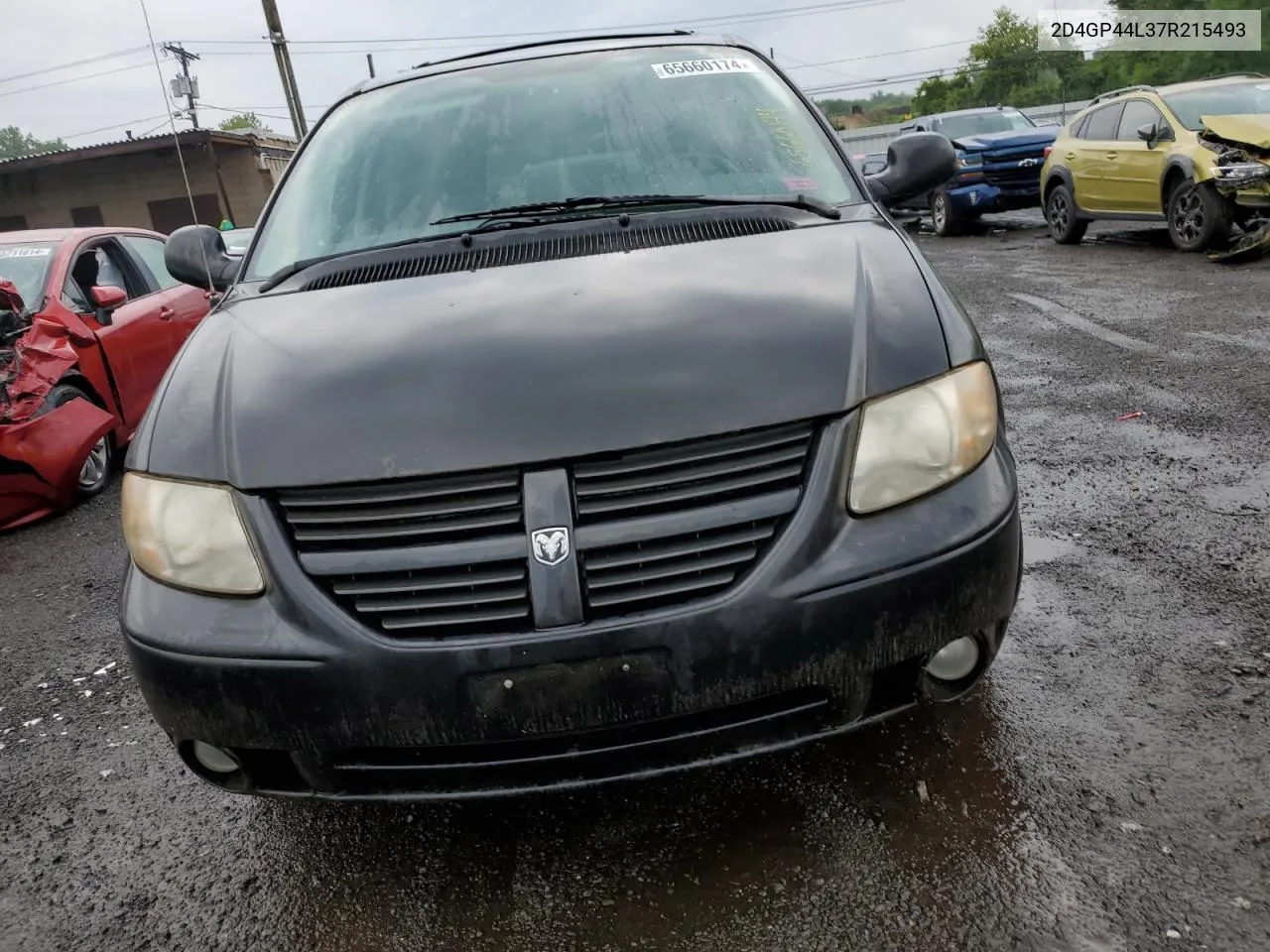 2007 Dodge Grand Caravan Sxt VIN: 2D4GP44L37R215493 Lot: 65660174