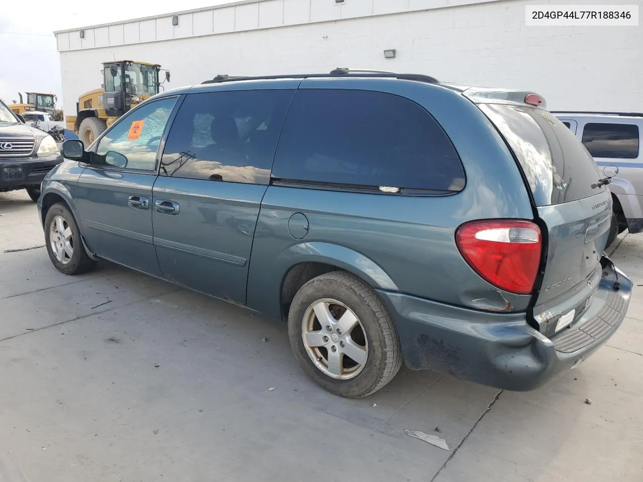 2D4GP44L77R188346 2007 Dodge Grand Caravan Sxt