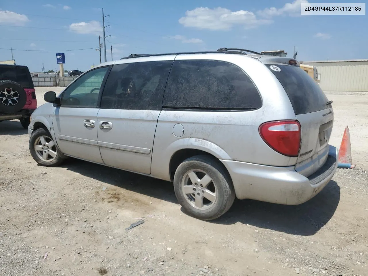 2007 Dodge Grand Caravan Sxt VIN: 2D4GP44L37R112185 Lot: 67090894