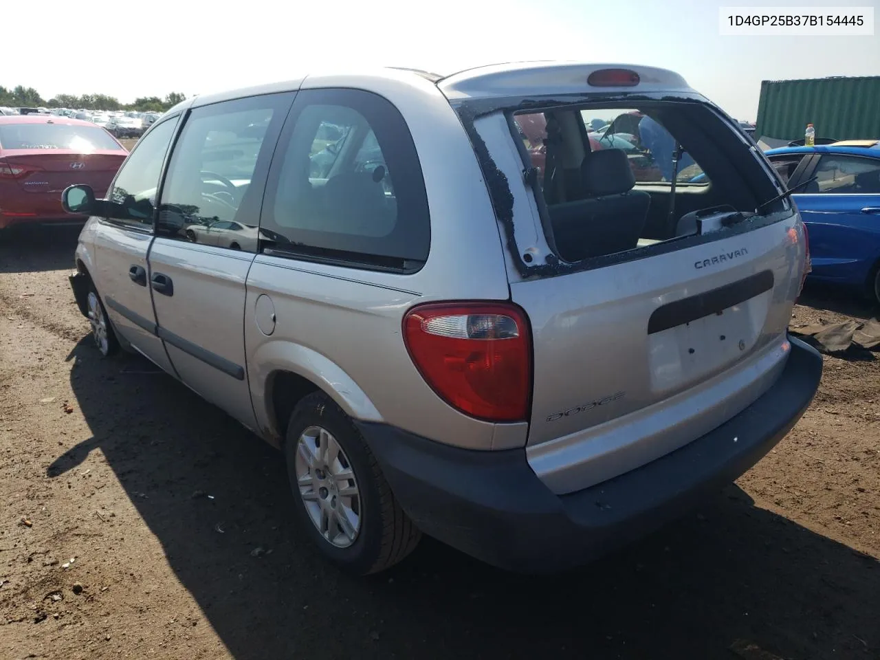 2007 Dodge Caravan Se VIN: 1D4GP25B37B154445 Lot: 67245014