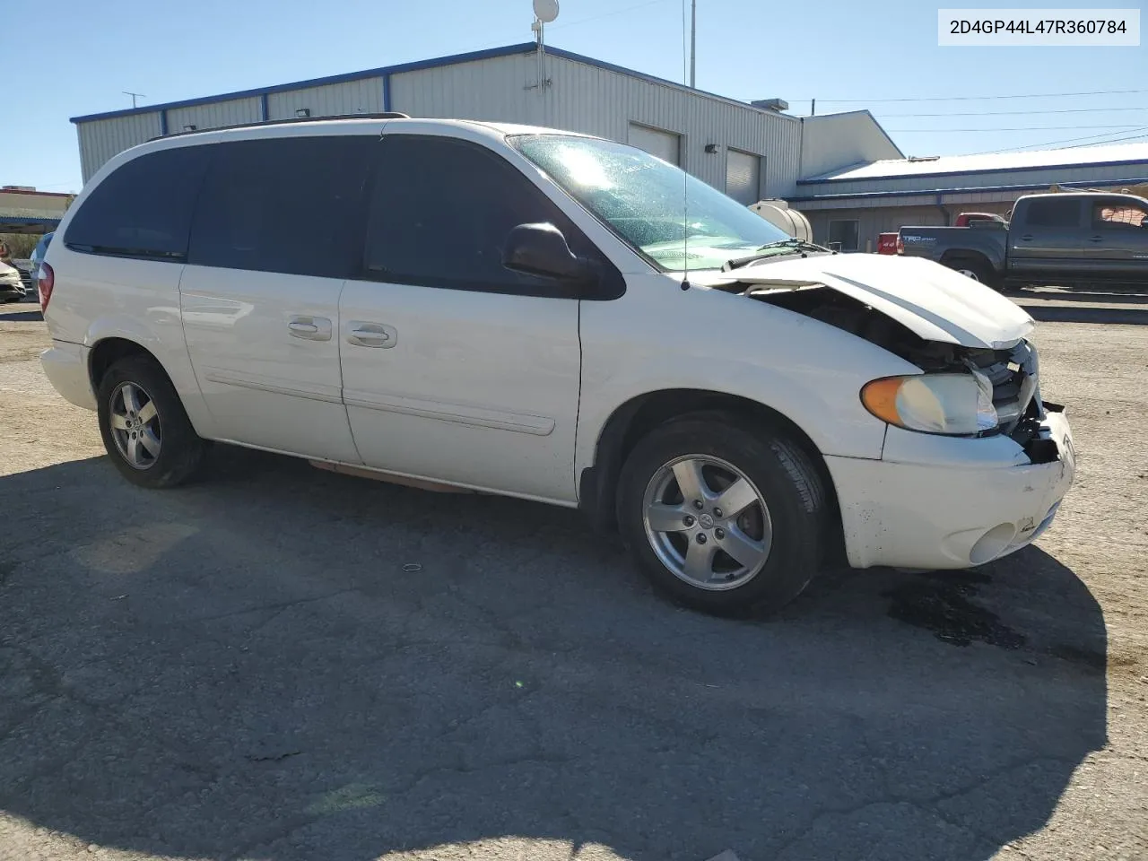 2007 Dodge Grand Caravan Sxt VIN: 2D4GP44L47R360784 Lot: 68367604