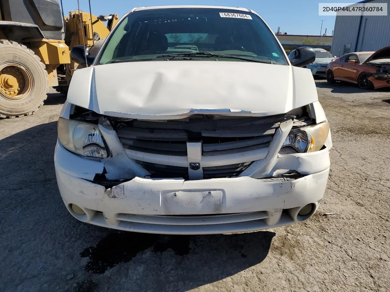 2D4GP44L47R360784 2007 Dodge Grand Caravan Sxt