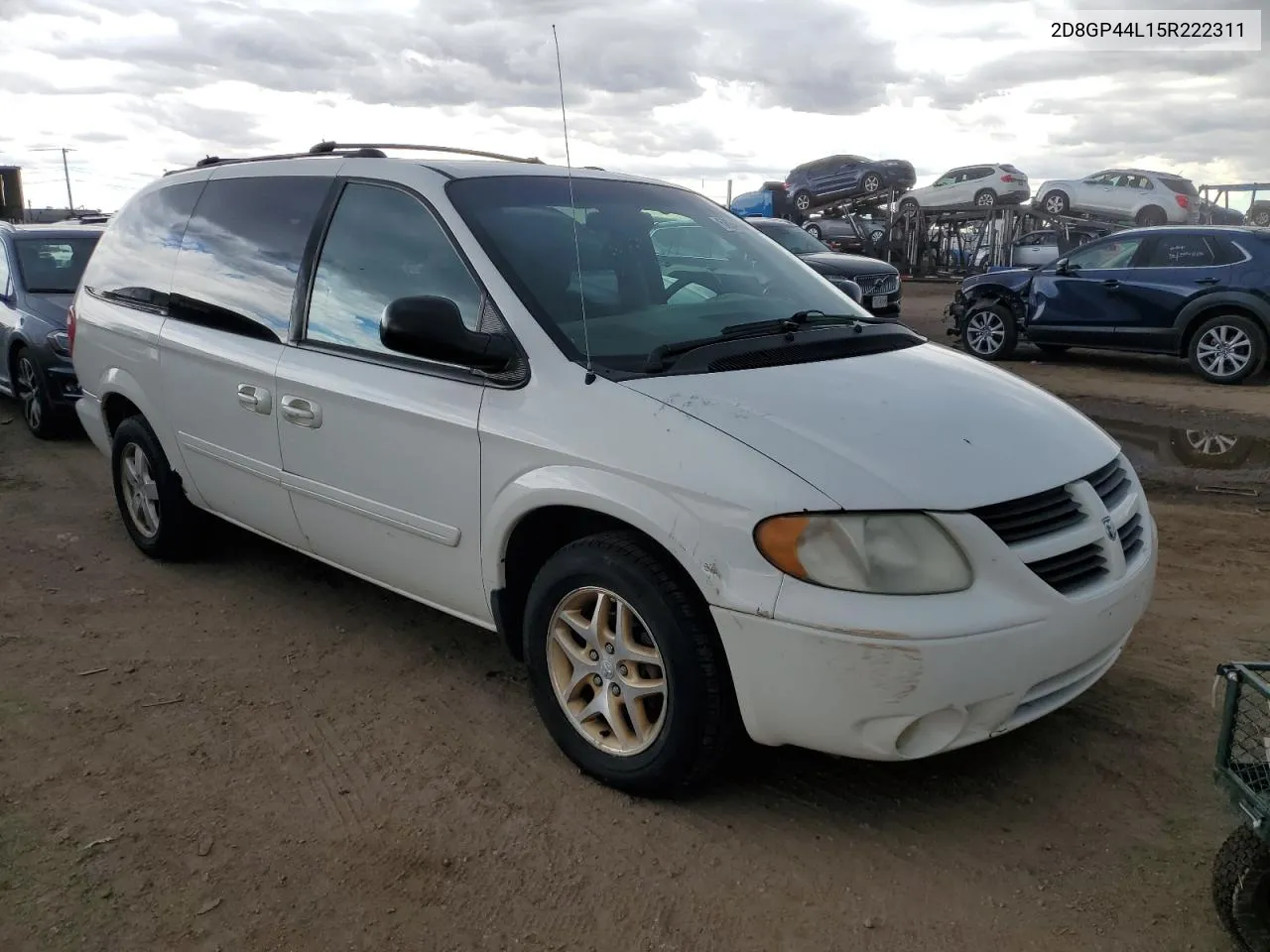 2007 Dodge Grand Caravan Sxt VIN: 2D8GP44L15R222311 Lot: 68945644