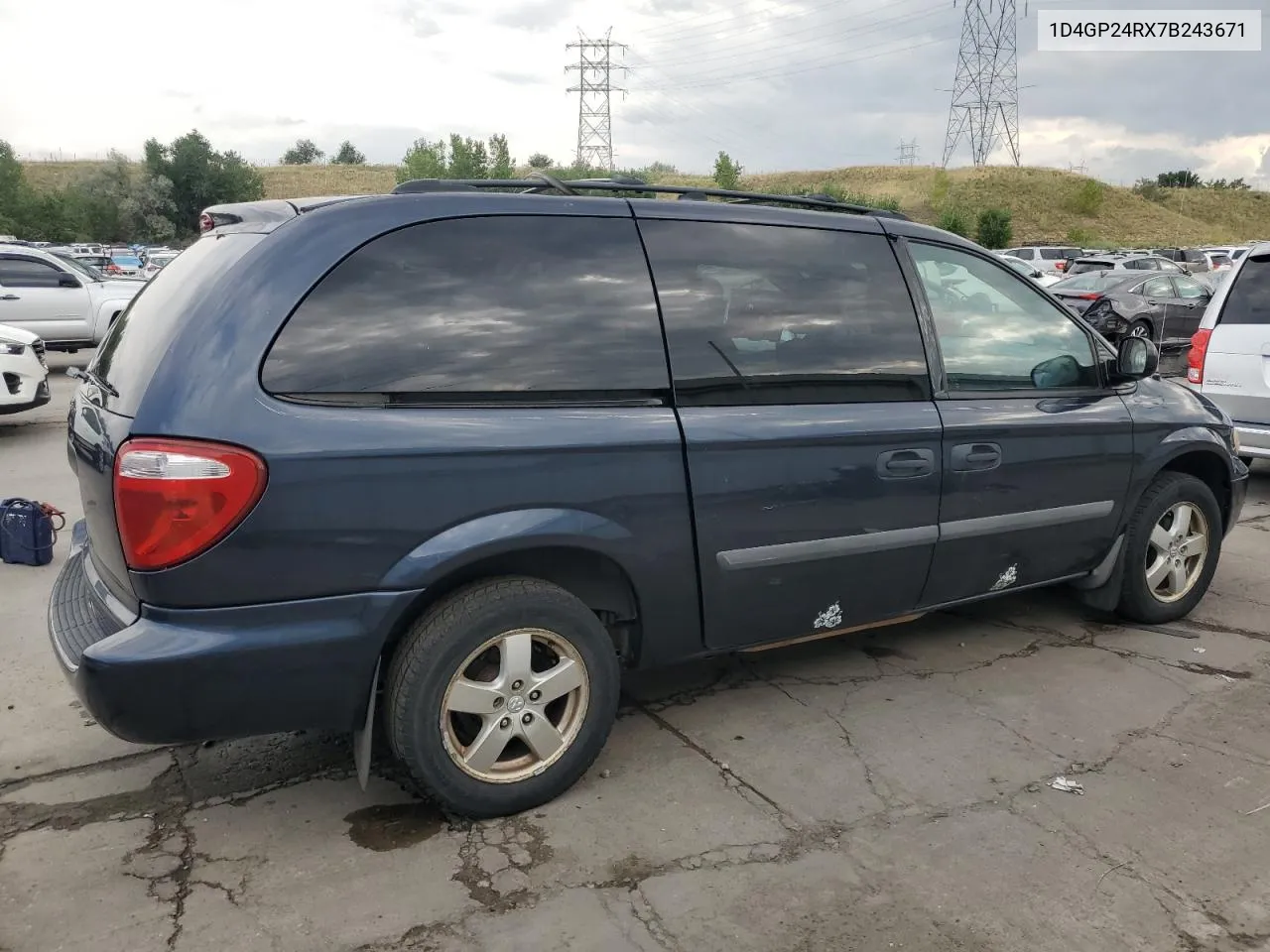 2007 Dodge Grand Caravan Se VIN: 1D4GP24RX7B243671 Lot: 69982654