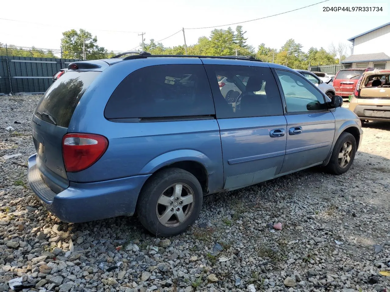 2D4GP44L97R331734 2007 Dodge Grand Caravan Sxt