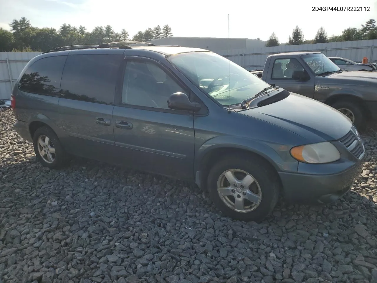 2007 Dodge Grand Caravan Sxt VIN: 2D4GP44L07R222112 Lot: 71873764