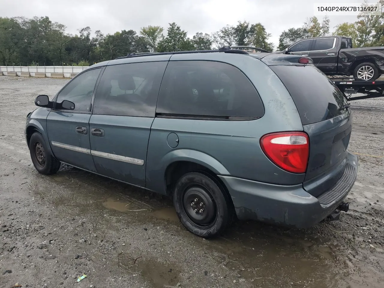 2007 Dodge Grand Caravan Se VIN: 1D4GP24RX7B136927 Lot: 71948484