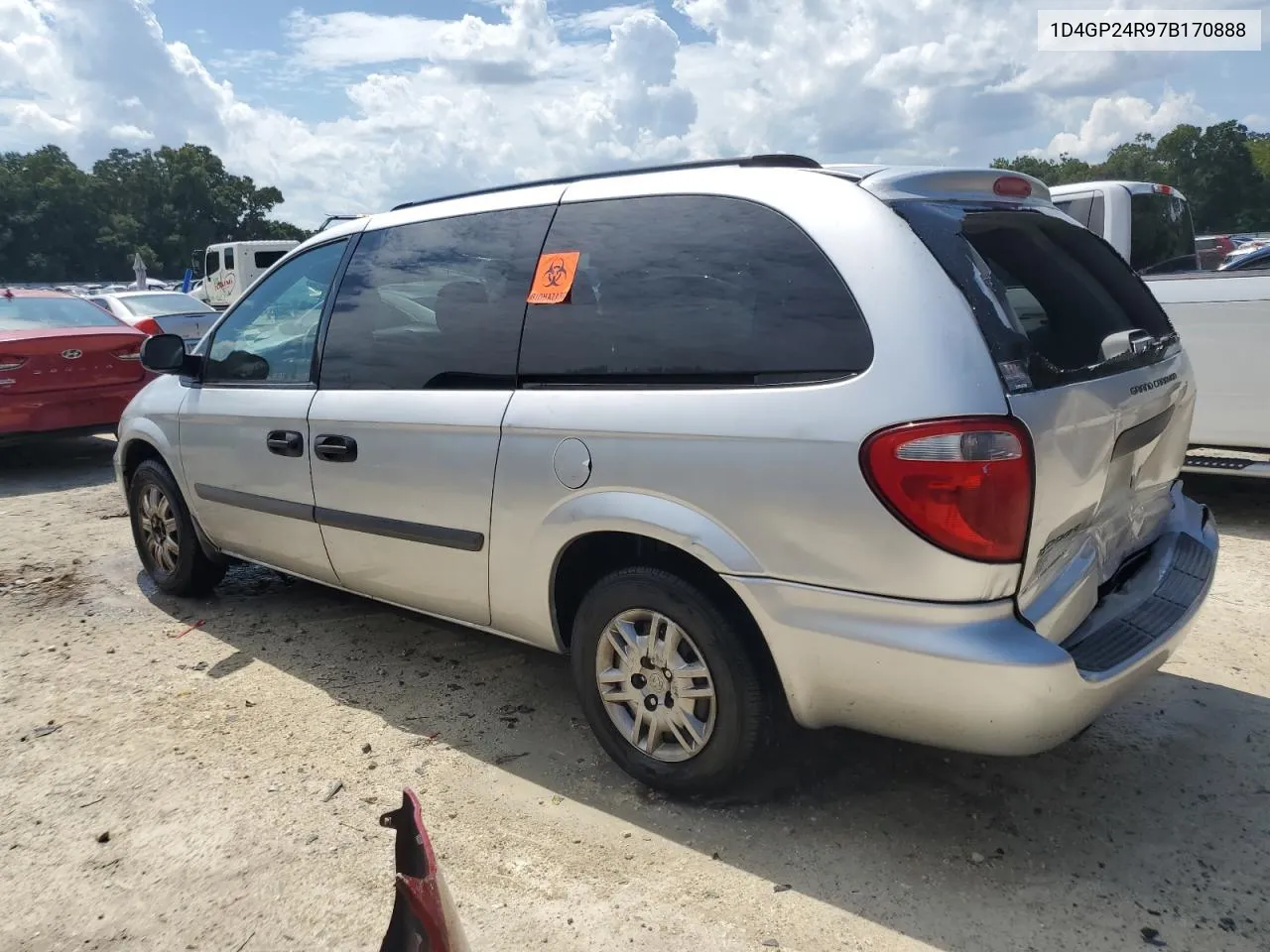 2007 Dodge Grand Caravan Se VIN: 1D4GP24R97B170888 Lot: 72141124