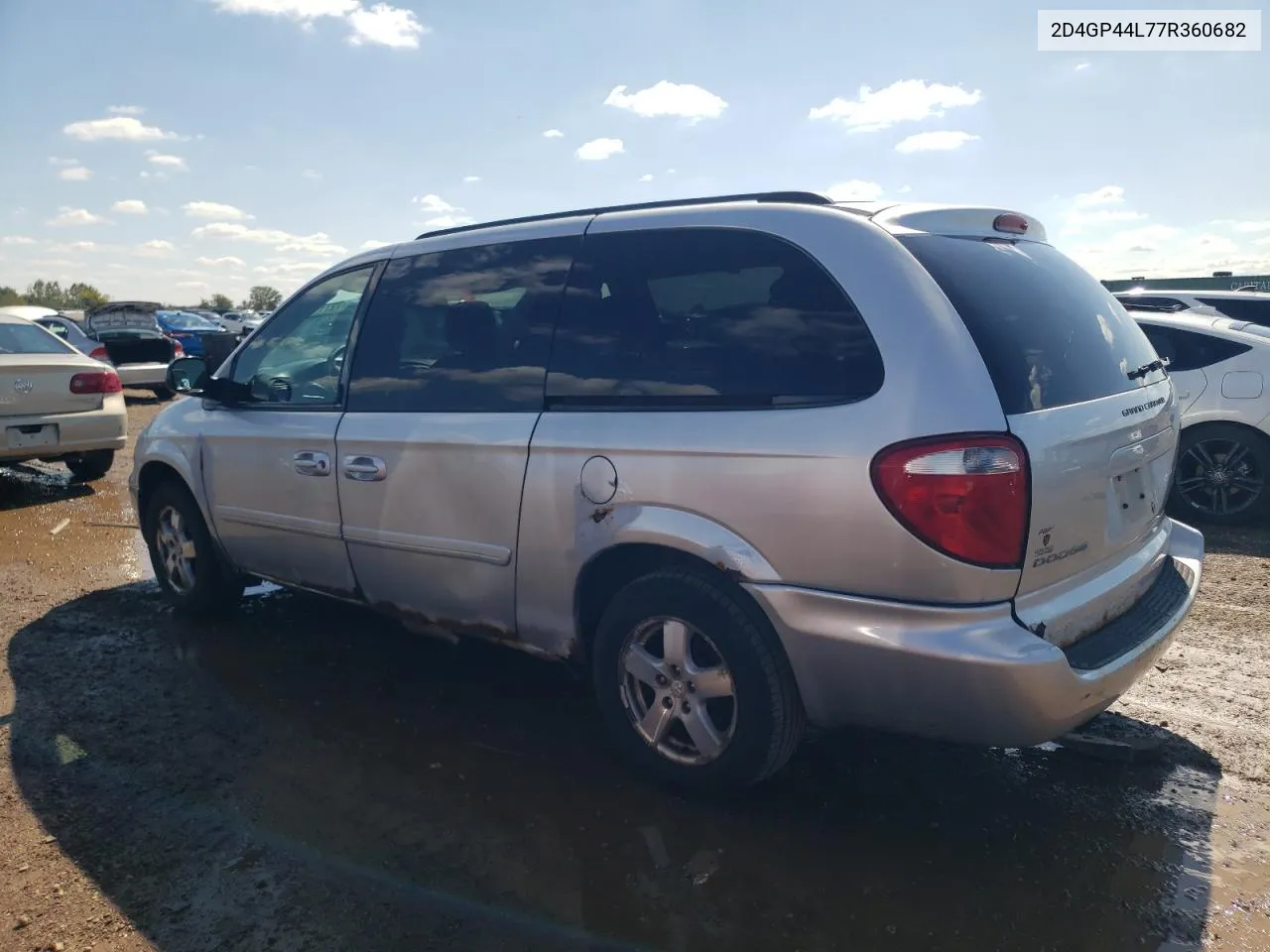 2007 Dodge Grand Caravan Sxt VIN: 2D4GP44L77R360682 Lot: 72771024