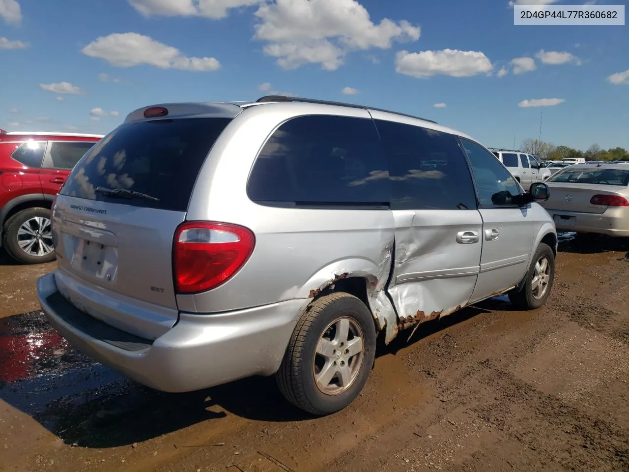 2007 Dodge Grand Caravan Sxt VIN: 2D4GP44L77R360682 Lot: 72771024