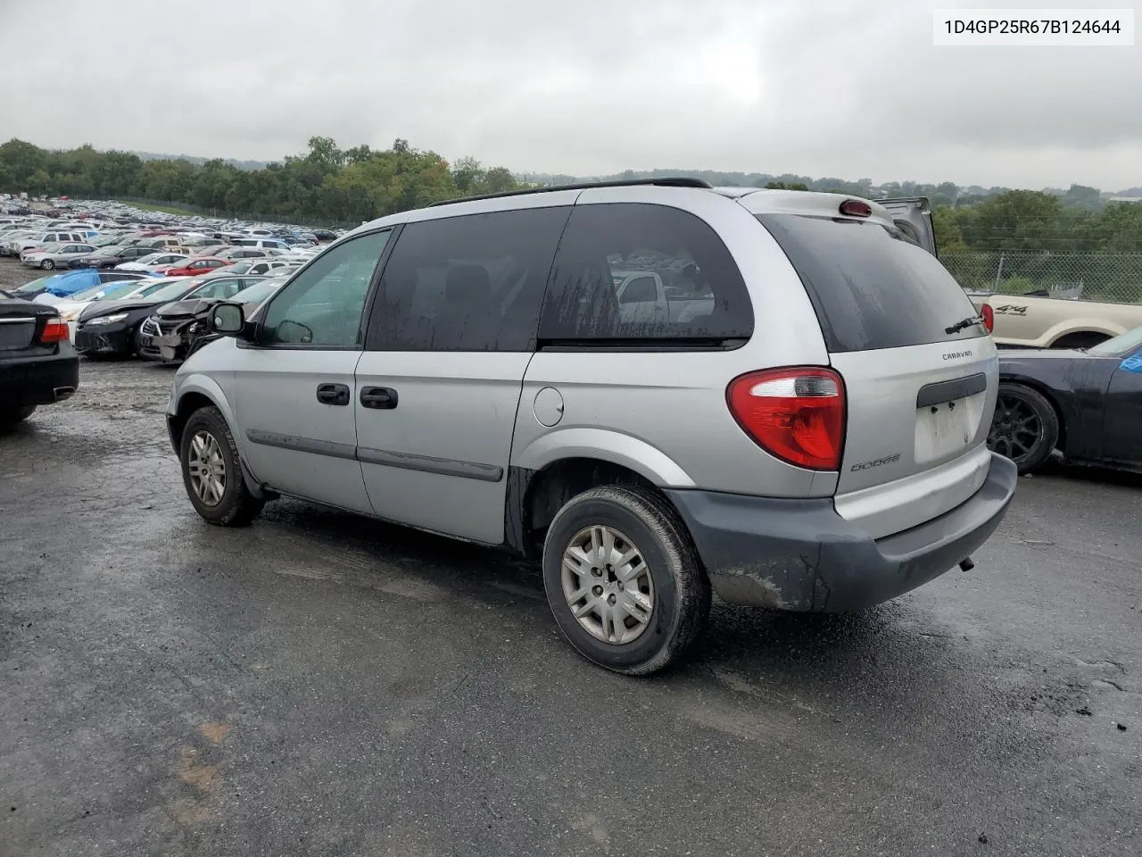 2007 Dodge Caravan Se VIN: 1D4GP25R67B124644 Lot: 73365534