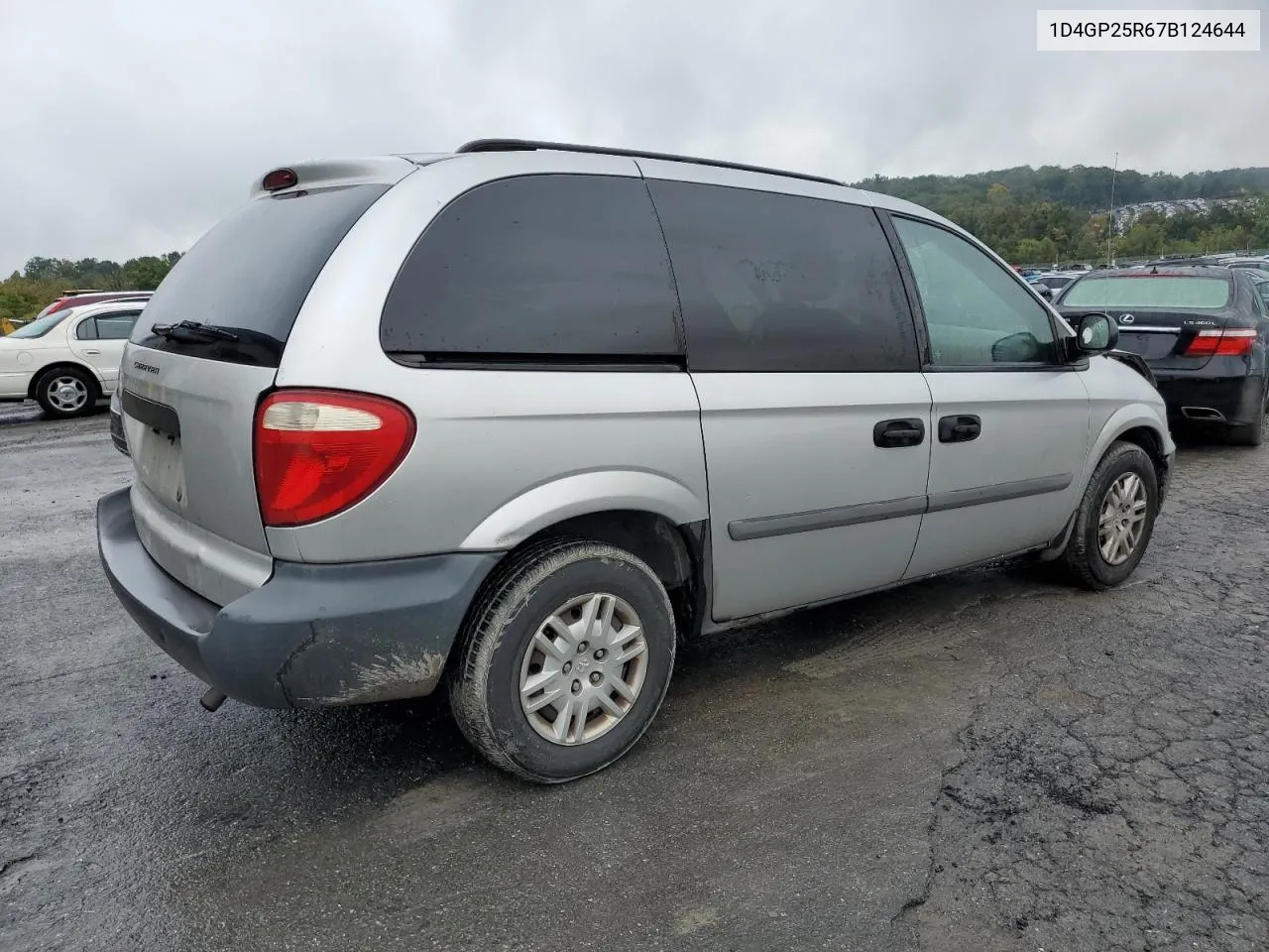 2007 Dodge Caravan Se VIN: 1D4GP25R67B124644 Lot: 73365534