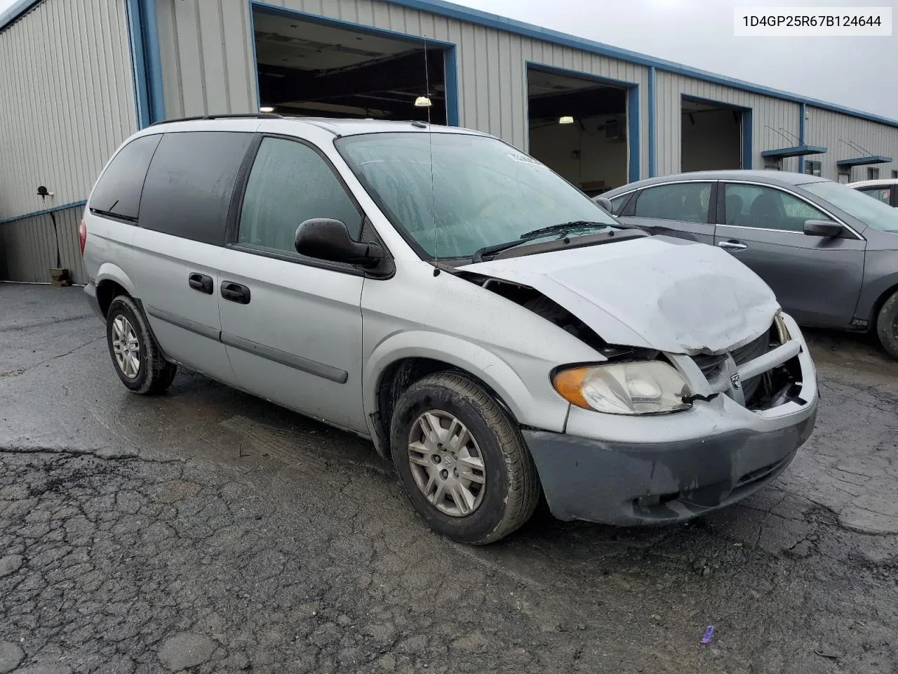 2007 Dodge Caravan Se VIN: 1D4GP25R67B124644 Lot: 73365534