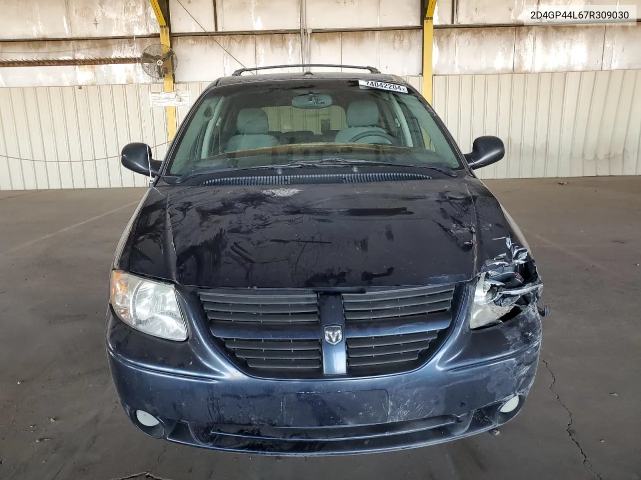 2007 Dodge Grand Caravan Sxt VIN: 2D4GP44L67R309030 Lot: 74042204