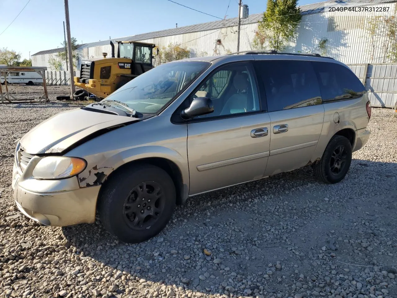 2007 Dodge Grand Caravan Sxt VIN: 2D4GP44L37R312287 Lot: 74214604