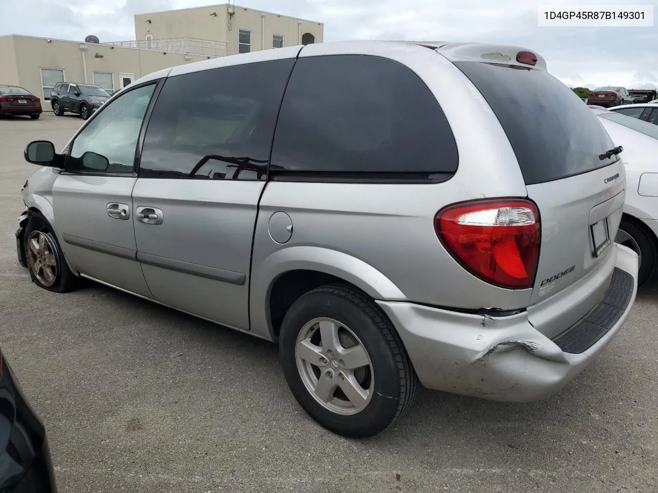 2007 Dodge Caravan Sxt VIN: 1D4GP45R87B149301 Lot: 74464964