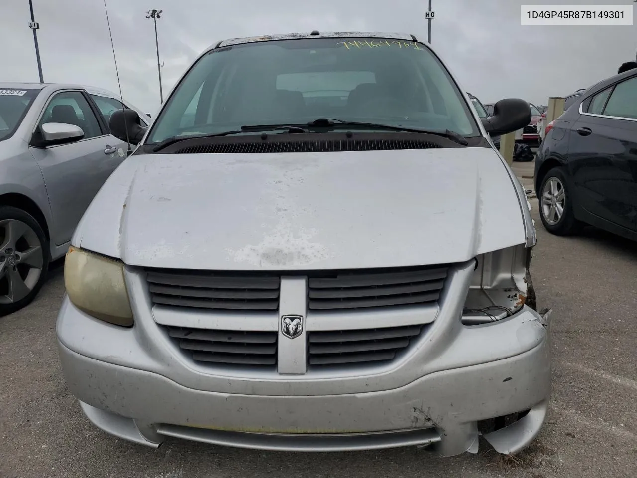 1D4GP45R87B149301 2007 Dodge Caravan Sxt