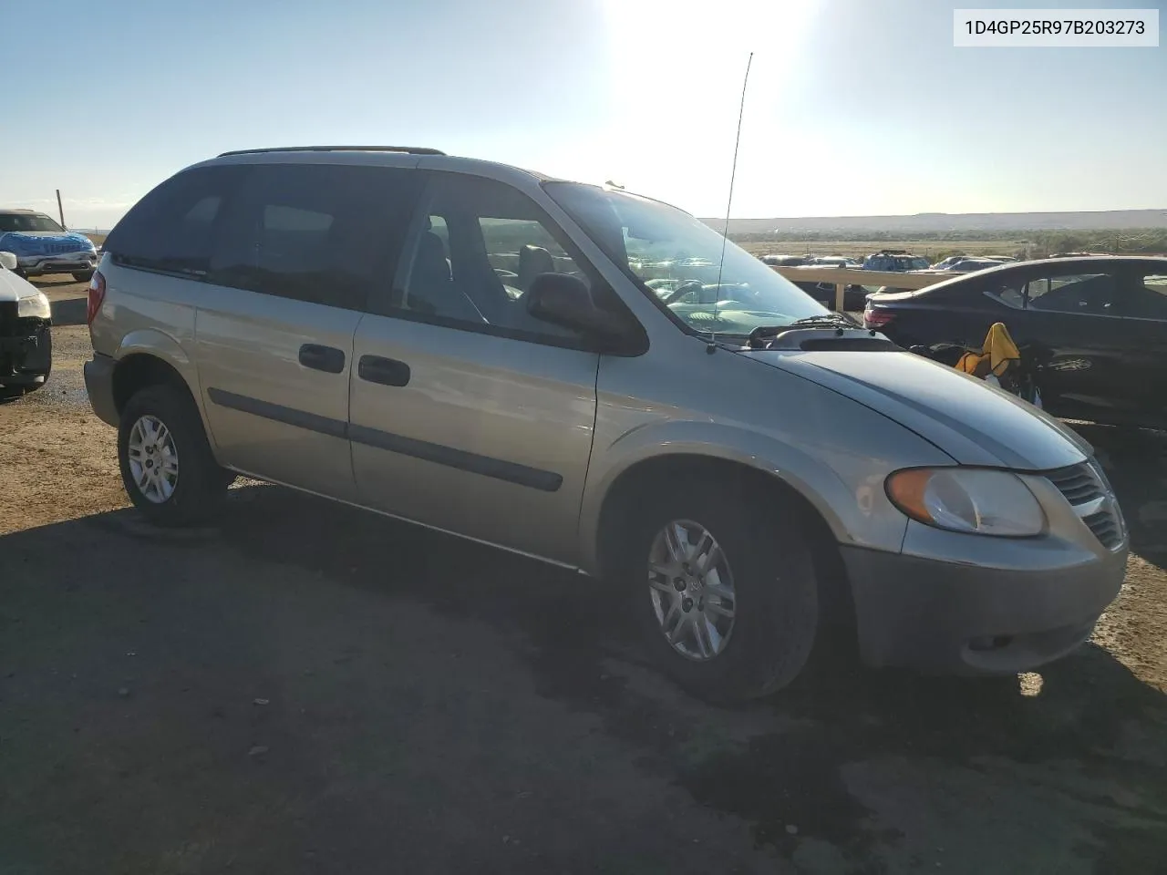 2007 Dodge Caravan Se VIN: 1D4GP25R97B203273 Lot: 74707894