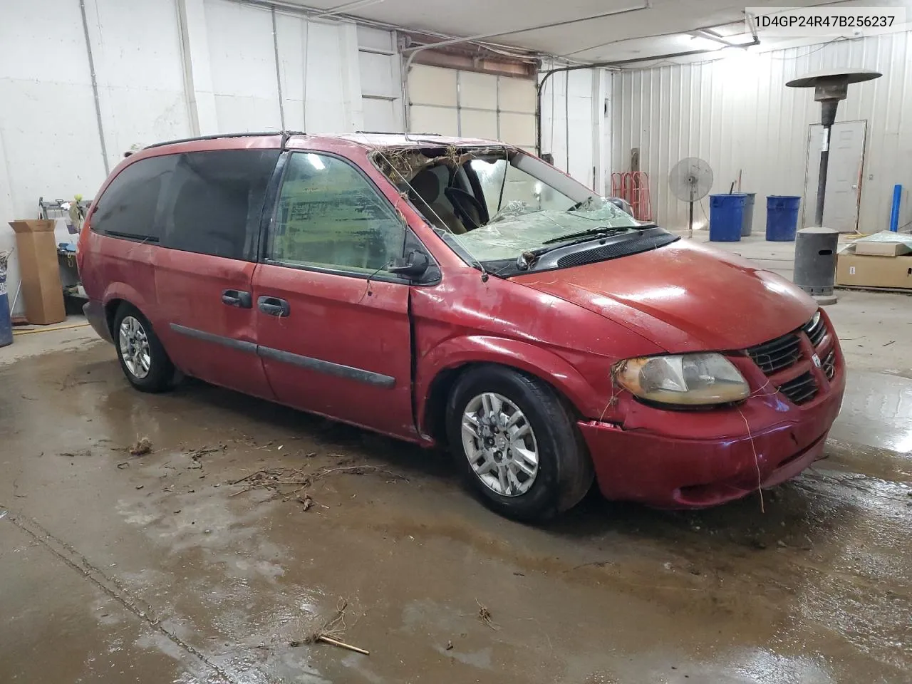 2007 Dodge Grand Caravan Se VIN: 1D4GP24R47B256237 Lot: 74774074