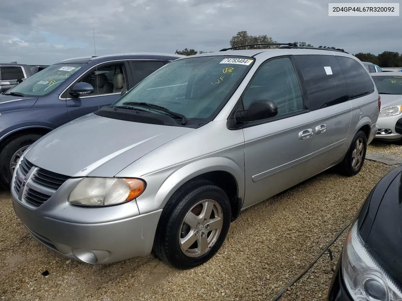 2D4GP44L67R320092 2007 Dodge Grand Caravan Sxt