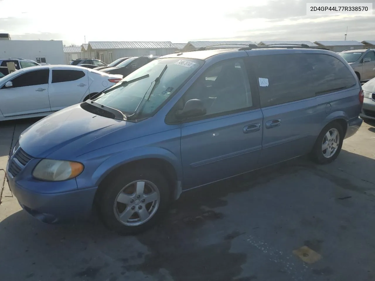 2007 Dodge Grand Caravan Sxt VIN: 2D4GP44L77R338570 Lot: 74967614