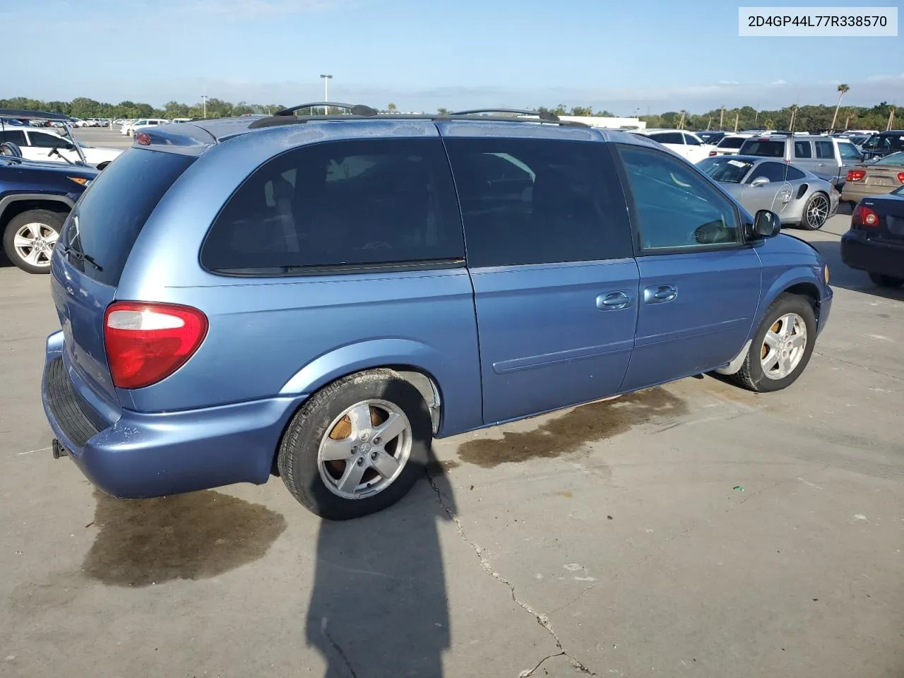 2007 Dodge Grand Caravan Sxt VIN: 2D4GP44L77R338570 Lot: 74967614