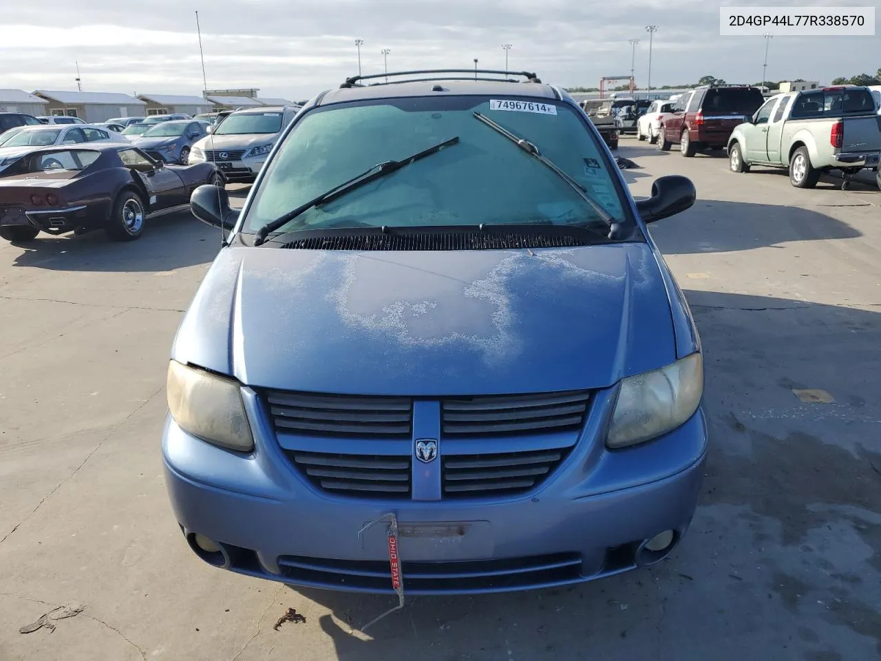 2007 Dodge Grand Caravan Sxt VIN: 2D4GP44L77R338570 Lot: 74967614