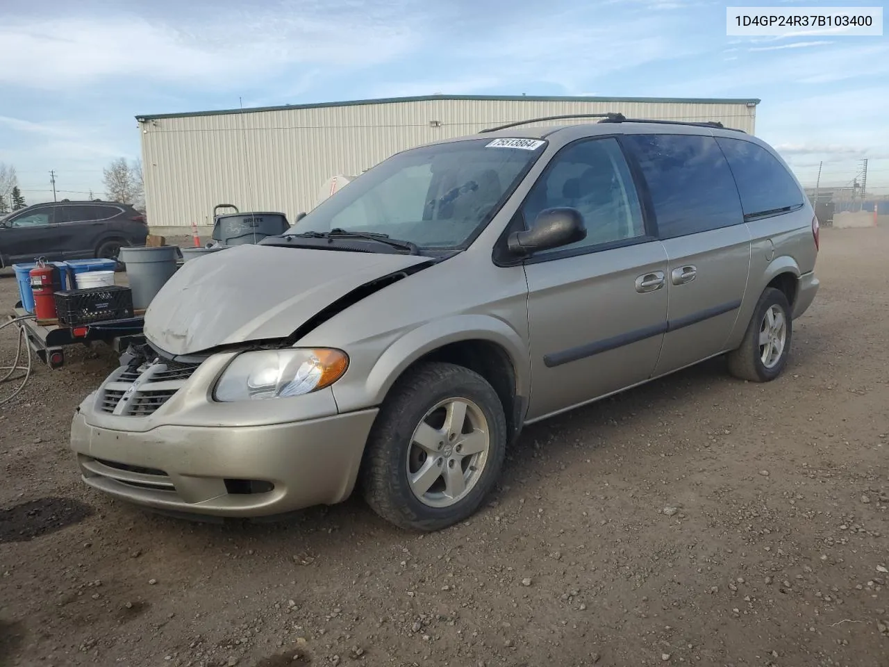 2007 Dodge Grand Caravan Se VIN: 1D4GP24R37B103400 Lot: 75513864