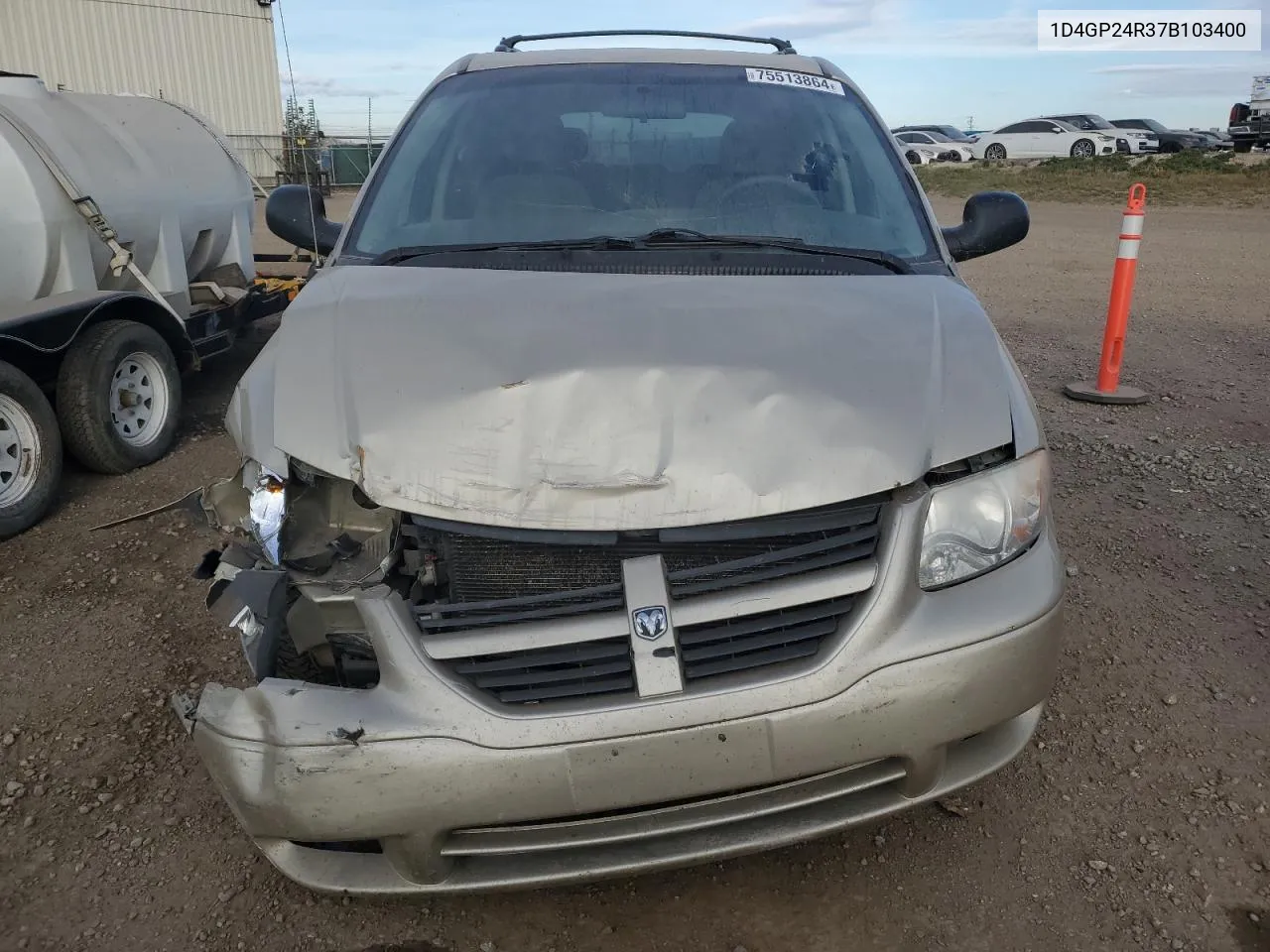 2007 Dodge Grand Caravan Se VIN: 1D4GP24R37B103400 Lot: 75513864