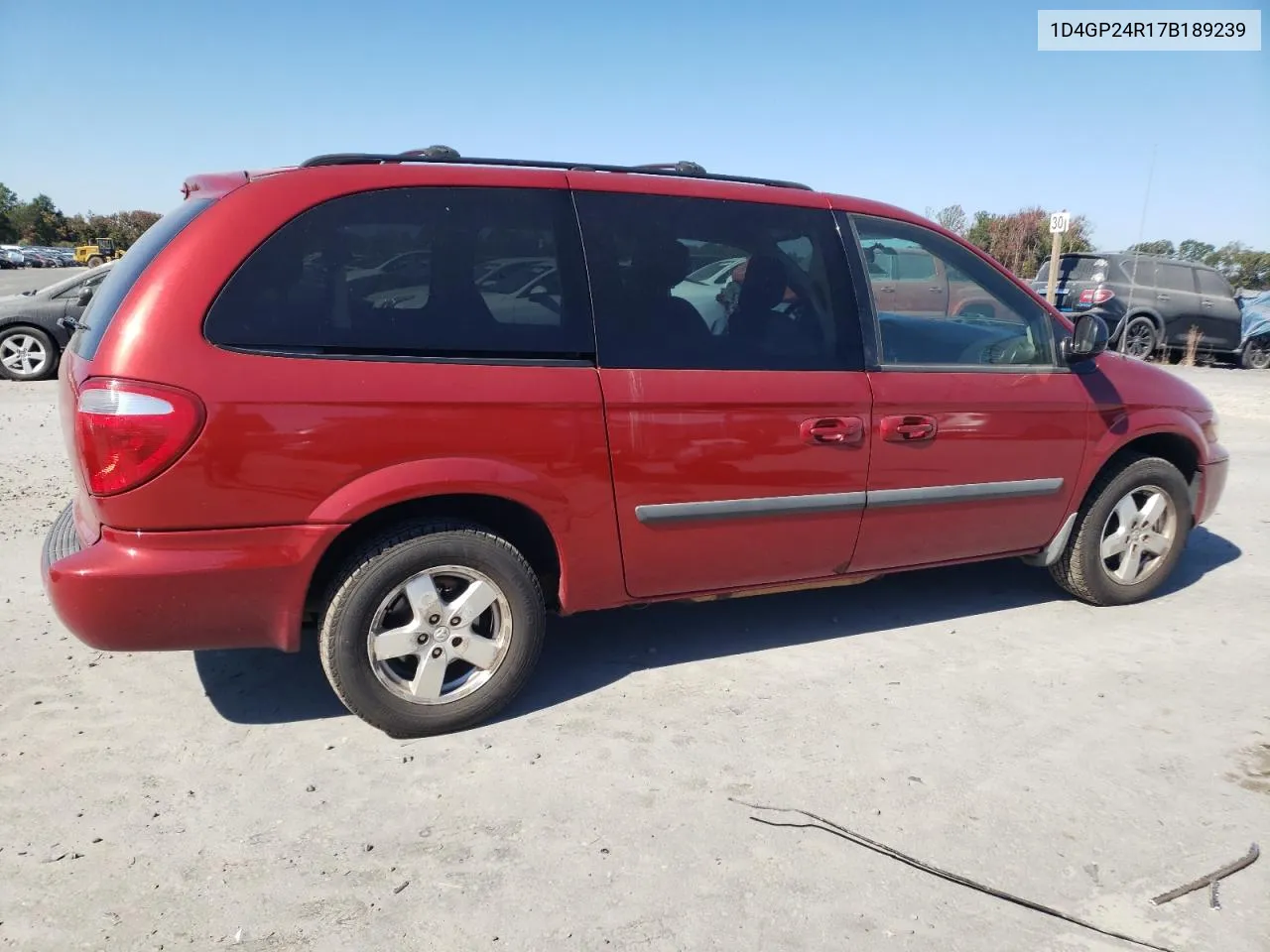 2007 Dodge Grand Caravan Se VIN: 1D4GP24R17B189239 Lot: 76228934