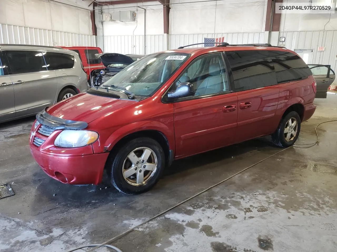 2007 Dodge Grand Caravan Sxt VIN: 2D4GP44L97R270529 Lot: 76534704