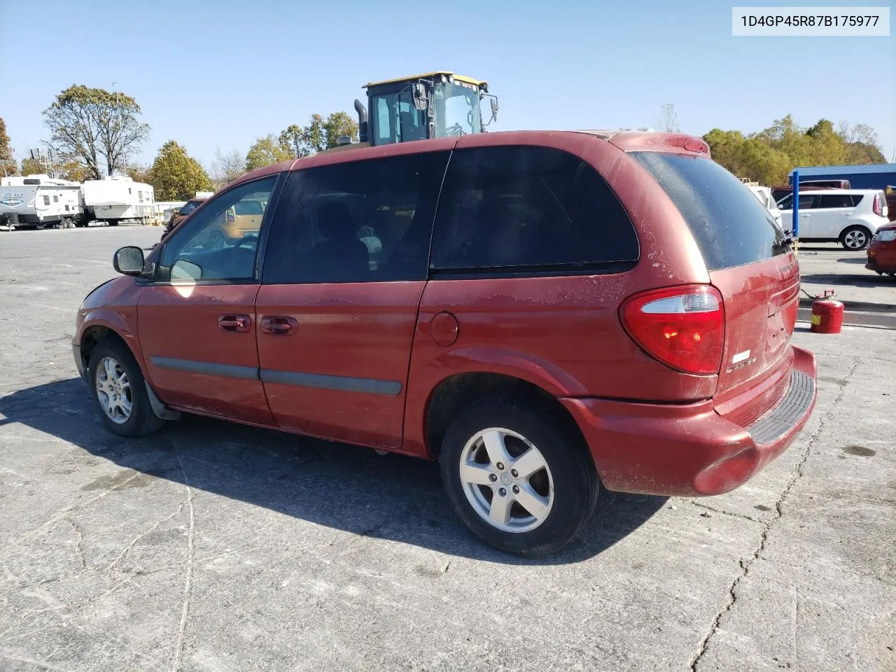 2007 Dodge Caravan Sxt VIN: 1D4GP45R87B175977 Lot: 77106514