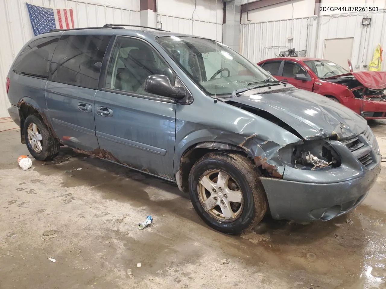 2007 Dodge Grand Caravan Sxt VIN: 2D4GP44L87R261501 Lot: 79458444