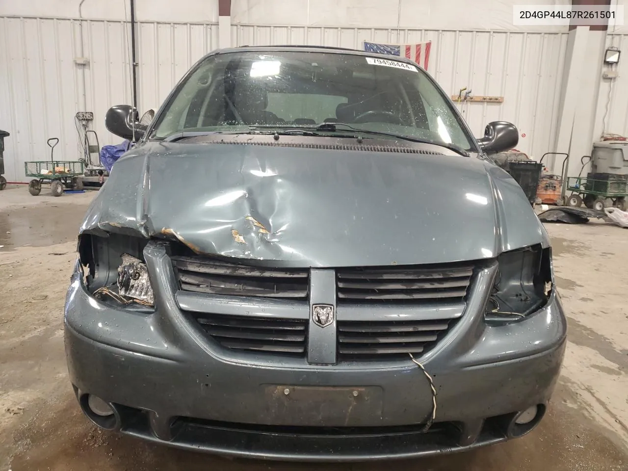 2007 Dodge Grand Caravan Sxt VIN: 2D4GP44L87R261501 Lot: 79458444