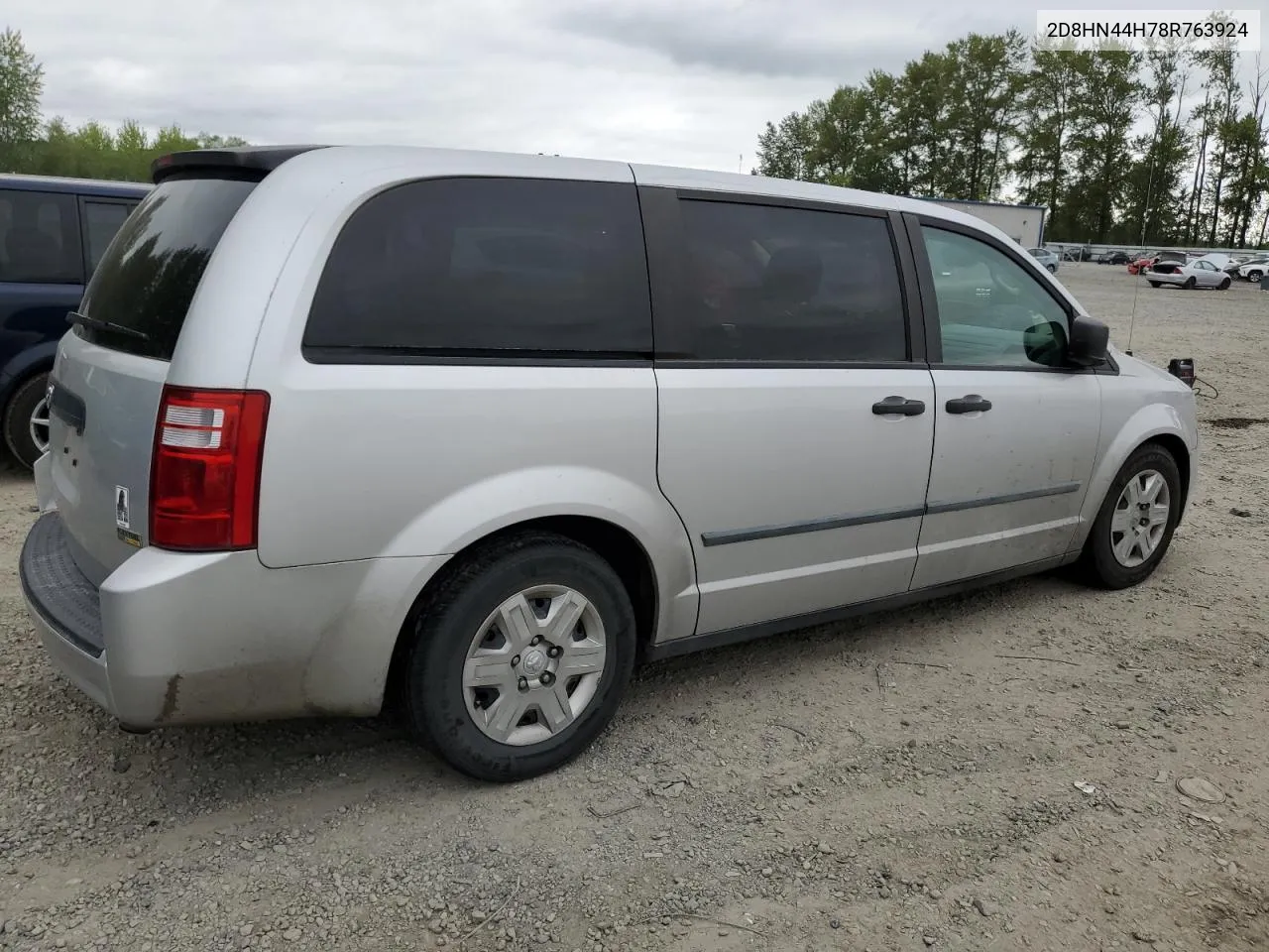 2008 Dodge Grand Caravan Se VIN: 2D8HN44H78R763924 Lot: 54262504