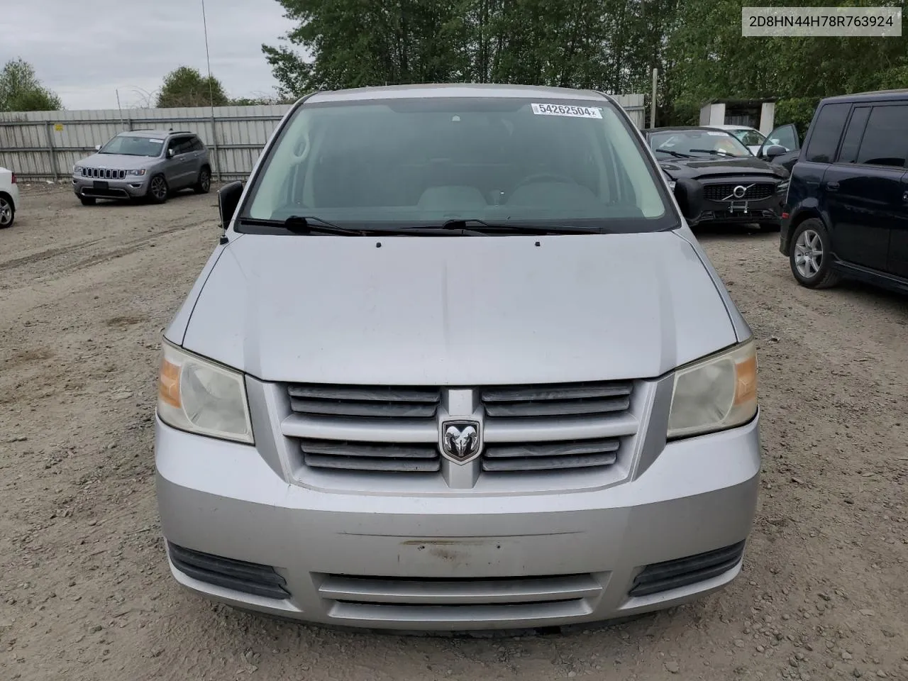 2008 Dodge Grand Caravan Se VIN: 2D8HN44H78R763924 Lot: 54262504