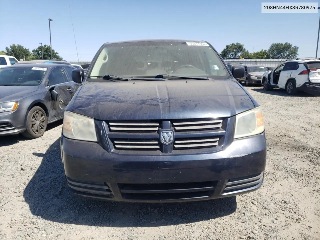 2008 Dodge Grand Caravan Se VIN: 2D8HN44HX8R780975 Lot: 59377394