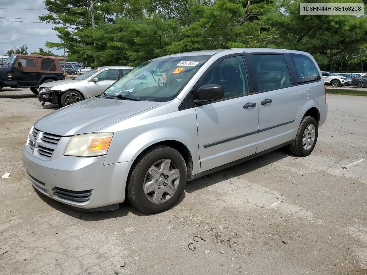 2008 Dodge Grand Caravan Se VIN: 1D8HN44H78B163208 Lot: 64507854