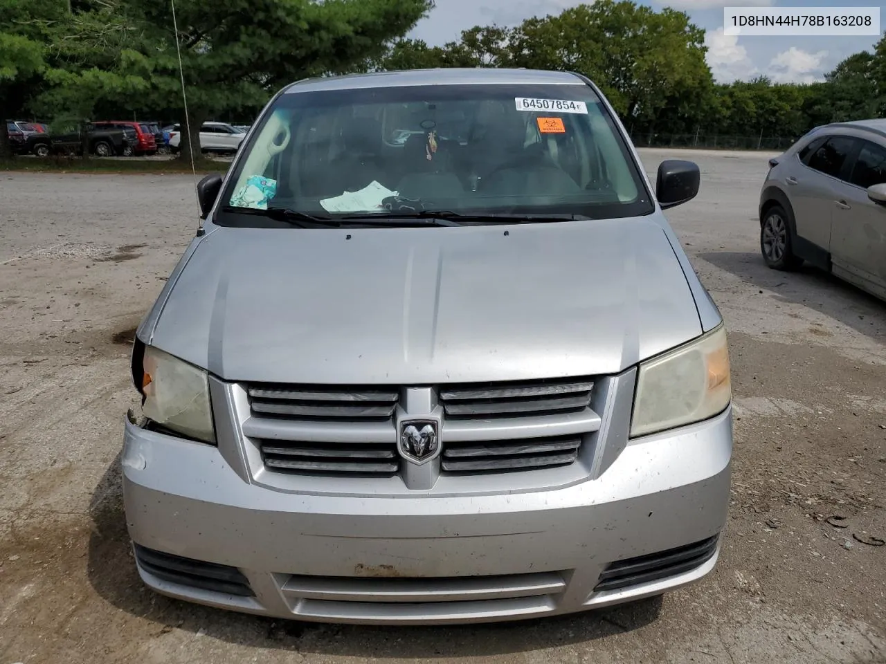 2008 Dodge Grand Caravan Se VIN: 1D8HN44H78B163208 Lot: 64507854